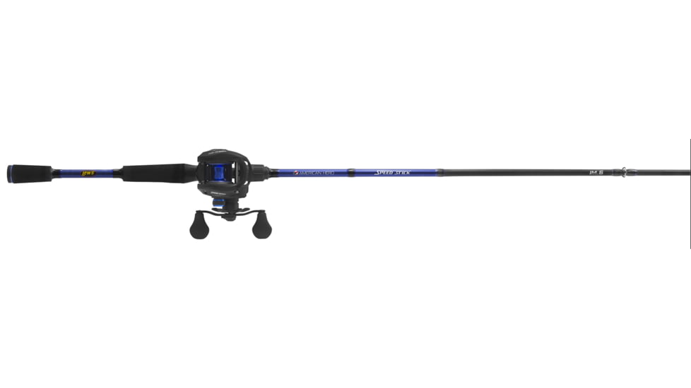Lews American Hero Baitcast Combo, 6 ft 10 in, Medium Heavy, Fast, 7.1:1, Right, 1 Piece, AH1SH610MH