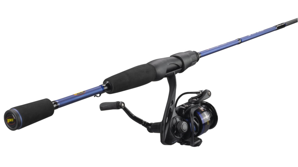Lews American Hero 200 Spinning Combo, 6 ft, Medium, Fast, 6.2:1, Ambidextrous, 2 Pieces, AH2060M-2