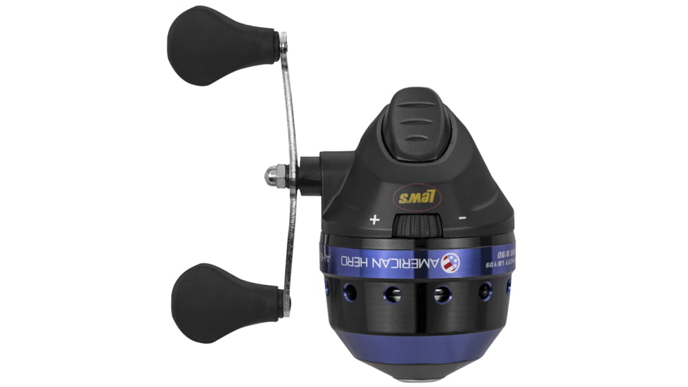 Lew's American Hero Spincast Reel, Metal, 3.4:1, Right, Clam, AHBC2C