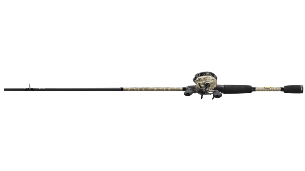 Lews American Hero Camo Baitcast Combo, 7 ft, Medium Heavy, Left, AHC1SHL70MH