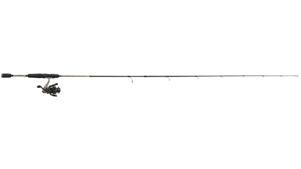 Lews American Hero Camo 200 Spinning Combo, 6 ft, Medium, Fast, 6.2:1, Ambidextrous, 2 Pieces, AHC2060M-2