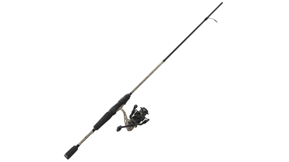 Lew’s American Hero Camo Spinning Reel and Rod Combo, 6ft 6in 2-PC Medium  Fast IM7 Graphite Rod, SZ 300 Reel, Interchangeable Retrieve, Camo/Black, AHC3066MSG2-2