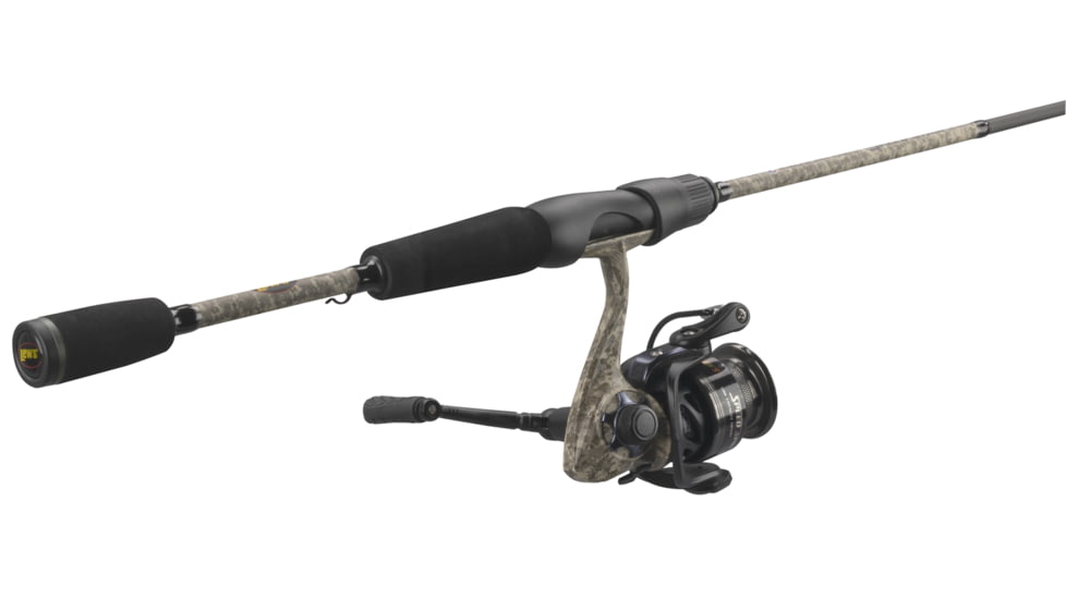 Lew’s American Hero Camo Spinning Reel and Rod Combo, 6ft 6in 2-PC Medium  Fast IM7 Graphite Rod, SZ 300 Reel, Interchangeable Retrieve, Camo/Black, AHC3066MSG2-2