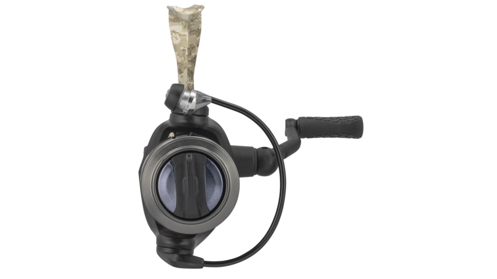 Lew’s American Hero Camo Spinning Reel, SZ 300 Reel, 5+1 Bearings, 6.2-1 Ratio, 1-PC Graphite Frame, Oiled Felt Multi-Disc Drag, Interchangeable Retrieve, Camo/Black, AHC300G2