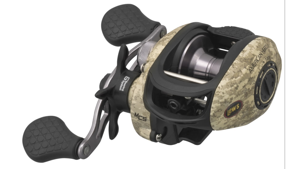 Lew's American Hero Baitcast Reel, 7.1:1, 5+1, Right, AHC1SH