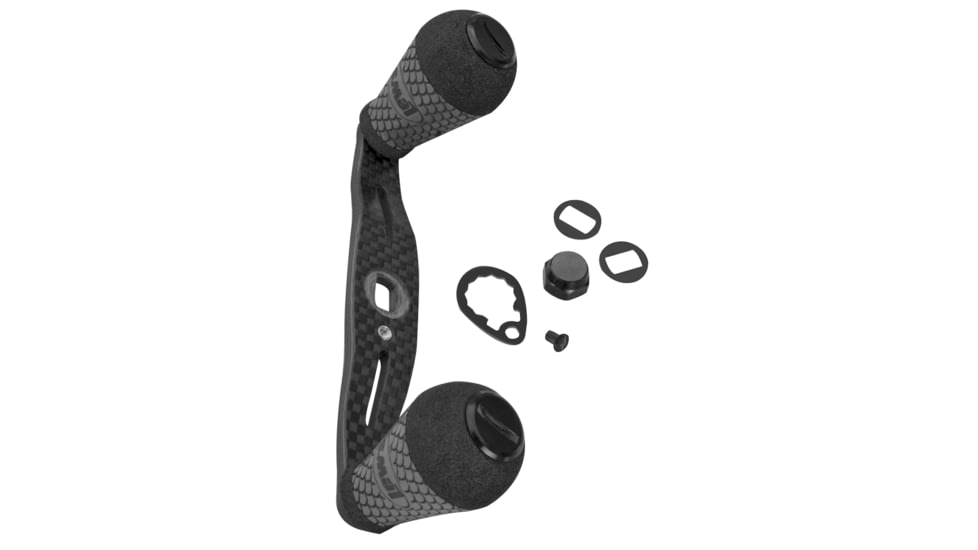 Lews Custom Shop Carbon Handle Standard Round, Charcoal, CSCHCC