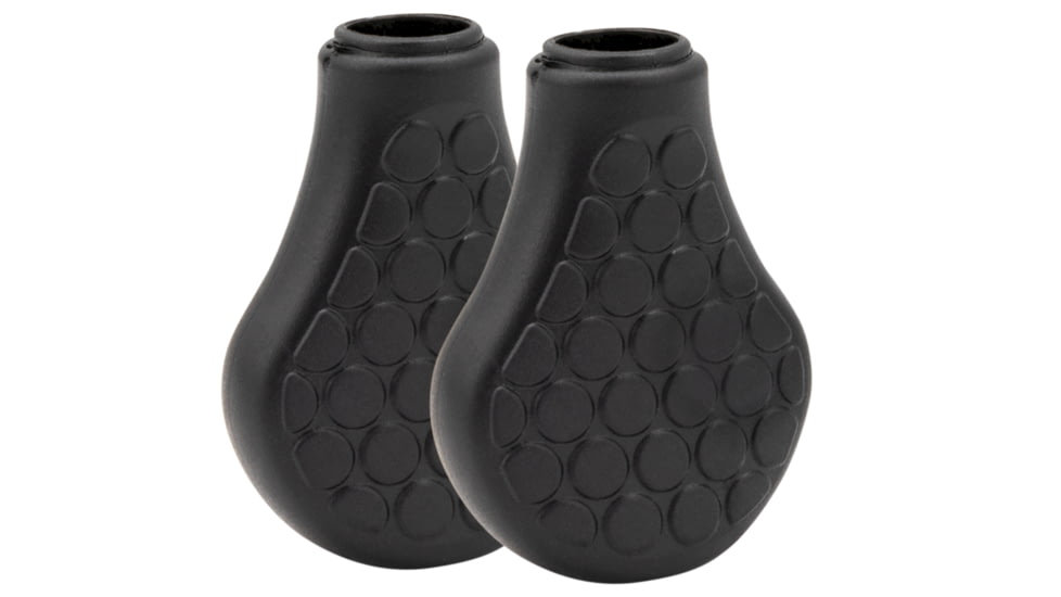 Lew’s Custom Speed Shop Combat Grip Paddle Knobs, Black, 2-Pack, CSCKB