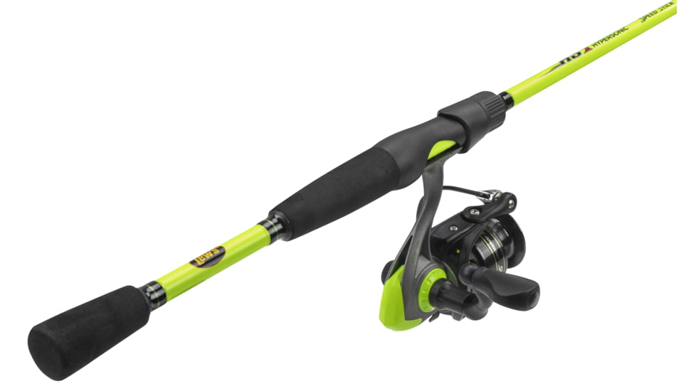 Lews Hypersonic 20 Speed Spinning Combo, 6 ft, Medium, Fast, 5.1:1, Ambidextrous, 2 Pieces, HS2060L-2