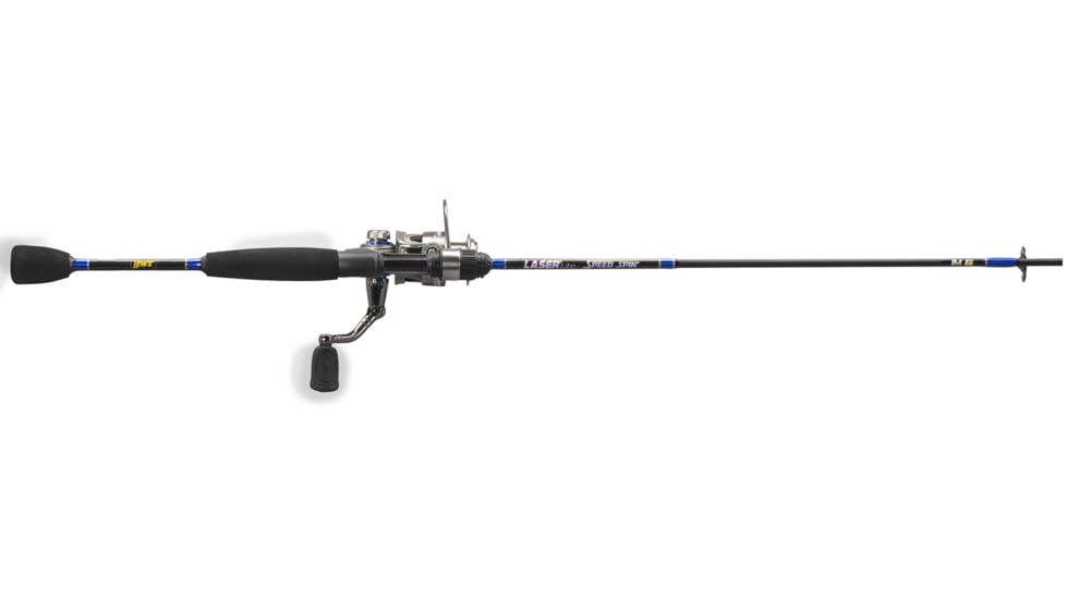 Lews Laser Light Speed Spinning Combo, 6 ft 6 in, Ultra Light, Fast, 5.1:1, Ambidextrous, 2 Pieces, LLS10066UL-2