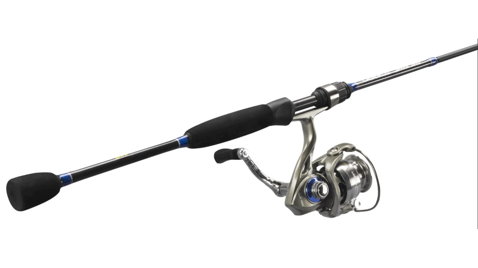 Lews Laser Light Speed Spinning Combo, 6 ft 6 in, Ultra Light, Fast, 5.1:1, Ambidextrous, 2 Pieces, LLS10066UL-2