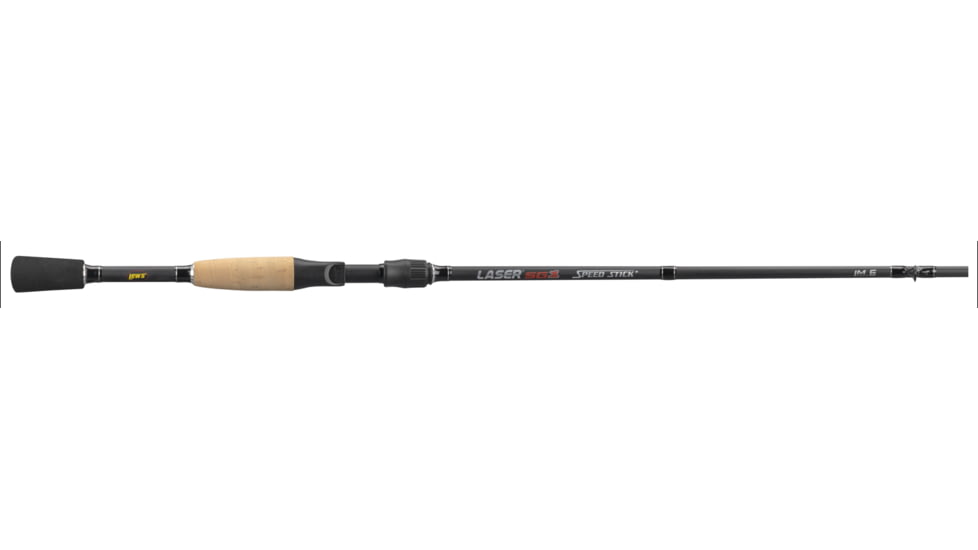 Lew's Laser SG1 Casting Rod, 7ft 4in, 1-PC, Heavy, Moderate-Fast, LSG174HC