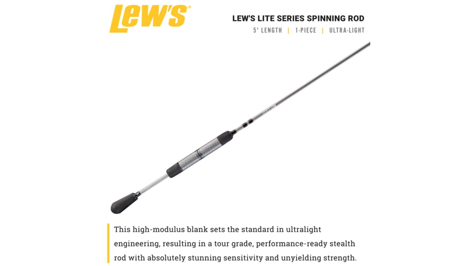 Lew’s Lite Spinning Rod, 7ft, 1-PC Light  Extra-Fast, LL70LS