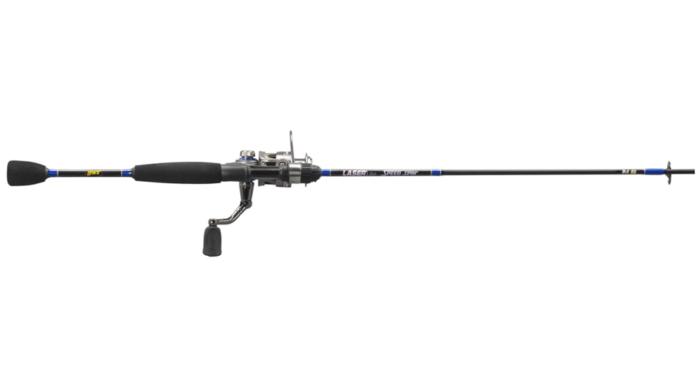 Lews Laser Lite 50 Spinning Combo, 5 ft, Light, Fast, 5.0:1, Ambidextrous, 1 Piece, LLS5050L-1