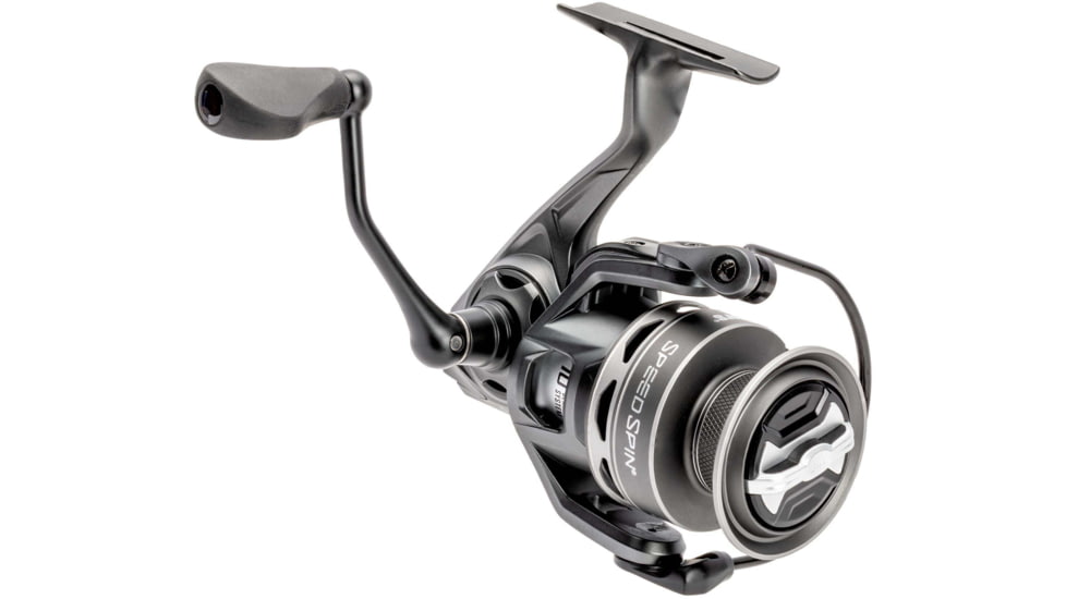 Lew’s Speed Spin Spinning Reel, SZ 100 Reel, 9+1 Bearings, 5.2-1 Ratio, Graphite Frame and Sideplate, Solid Brass Speed Gears, Speed Lube, Multi-Disc Drag, Gray, SS100HSG2