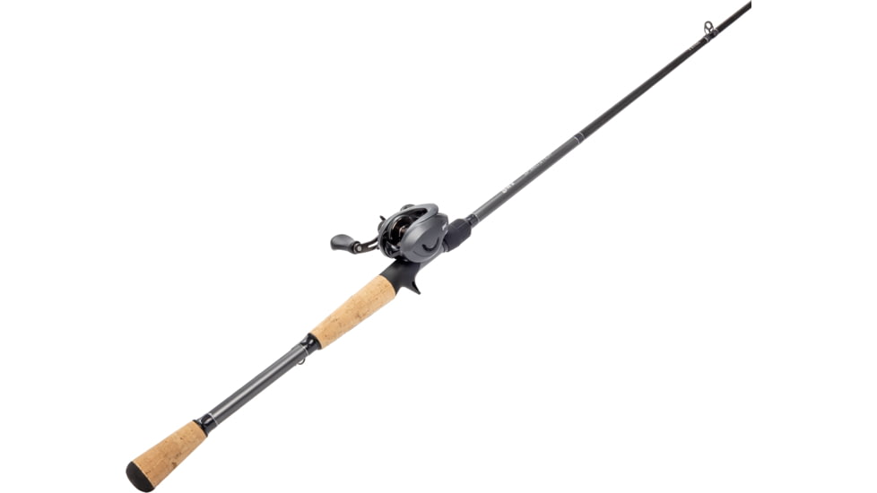 Lew’s Speed Spool Baitcast Reel and Rod Combo, 7ft, 1-PC HM30 Graphite Rod w/ Medium-Heavy  and Fast, 9+1 Bearings, 7.5-1 Ratio, Speed Gears, LH Retrieve, Gray, SS1SHL70MHG3
