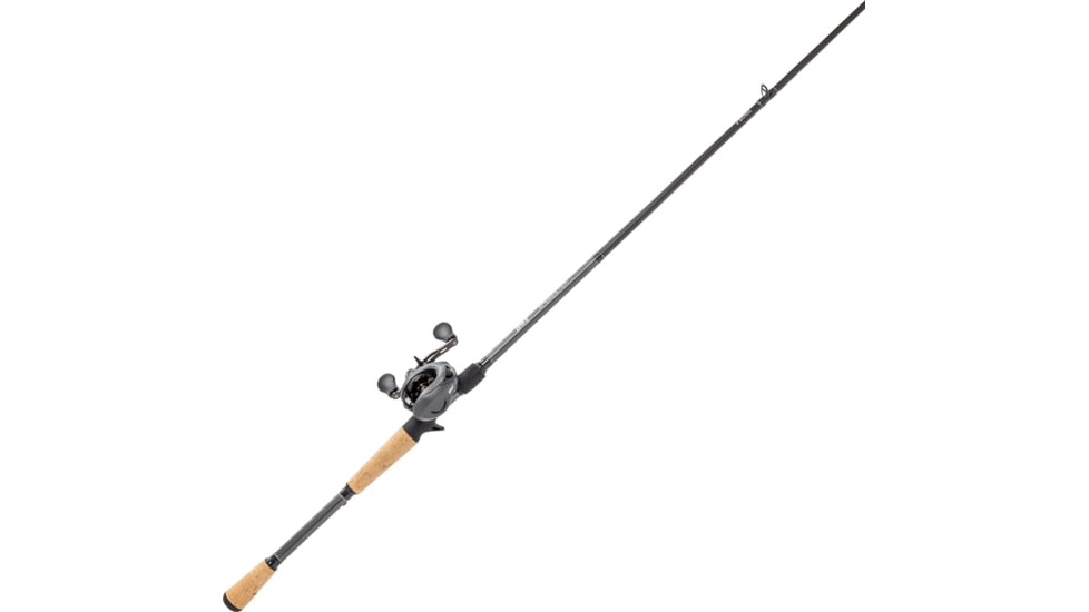 Lew’s Speed Spool Baitcast Reel and Rod Combo, 7ft, 1-PC HM30 Graphite Rod w/ Medium-Heavy  and Fast, 9+1 Bearings, 7.5-1 Ratio, Speed Gears, LH Retrieve, Gray, SS1SHL70MHG3