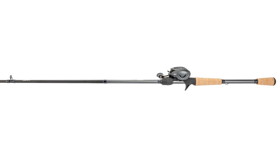 Lew’s Speed Spool Baitcast Reel and Rod Combo, 7ft, 1-PC HM30 Graphite Rod w/ Medium-Heavy  and Fast, 9+1 Bearings, 7.5-1 Ratio, Speed Gears, RH Retrieve, Gray, SS1SH70MHG3