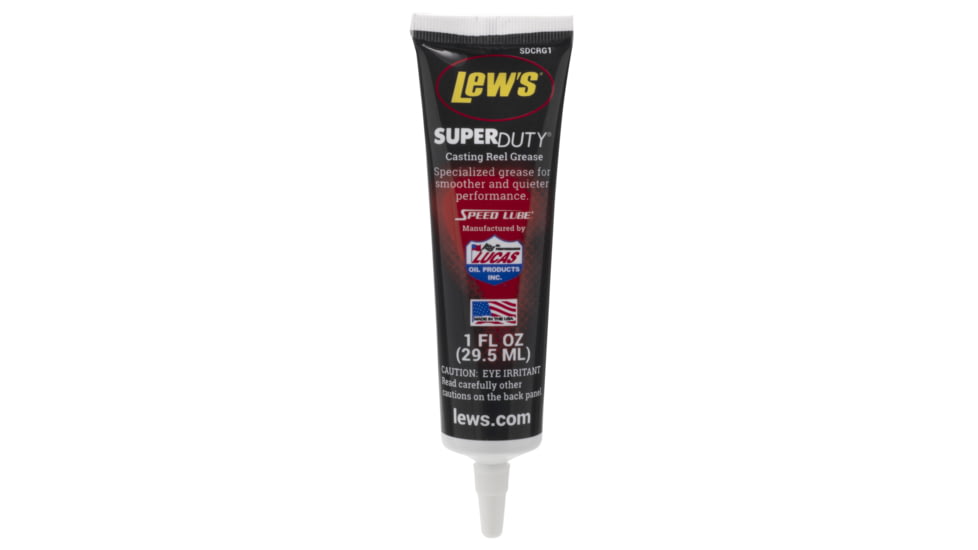Lew’s Super Duty Casting Reel Grease, Custom Blended, Temperature Resistant, 1oz Tube, SDCRG1