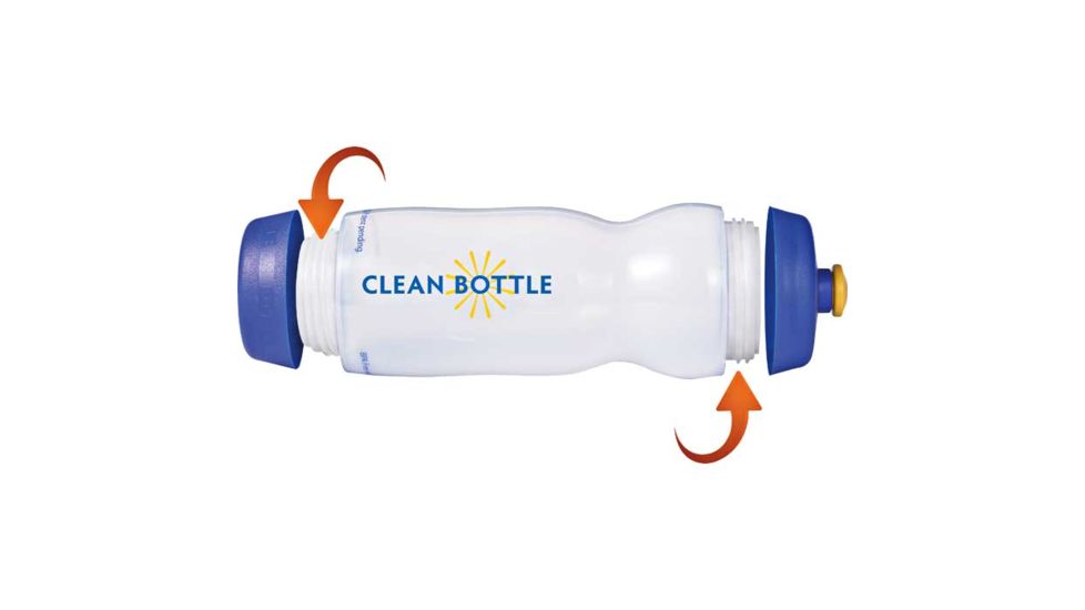 Liberty Bottleworks Clean Bottle 22oz Wht/blue CLEAN-004