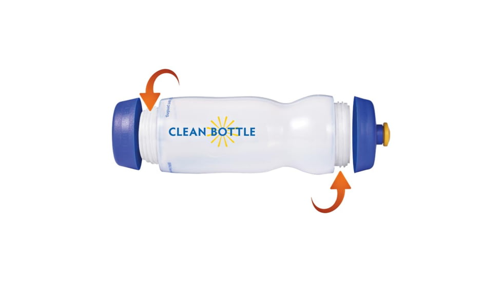 Liberty Bottleworks Clean Bottle 22oz Wht/blue CLEAN-004