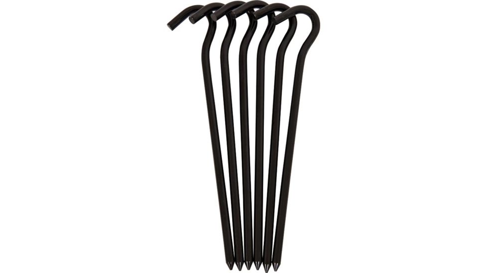 Liberty Mountain Alum Hooked Tent Peg 7'' 6pk 2718  ASSORTED
