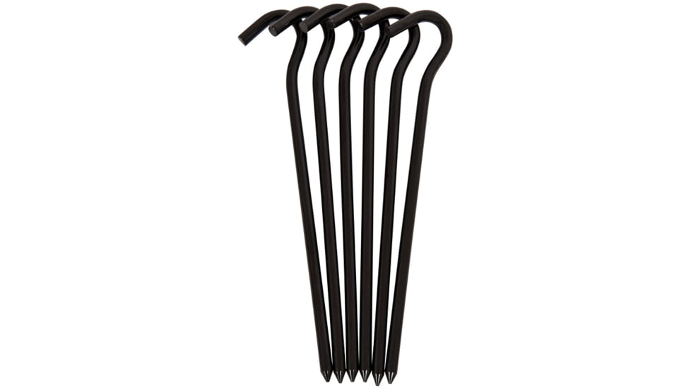 Liberty Mountain Alum Hooked Tent Peg 7'' 6pk 2718  ASSORTED