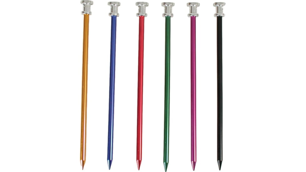 Liberty Mountain Alum I Head Tent Peg 9'' 6pk 2719 ASSORTED