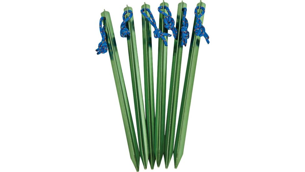 Liberty Mountain Alum Y Tent Peg 9'' 6 Pk 2728 ASSORT