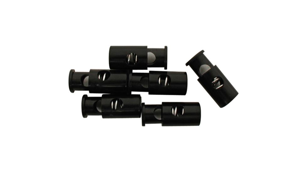 Liberty Mountain Cord Locks 3/8 Rnd Blk 6pk