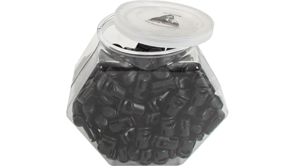 Liberty Mountain Cord Locks 1/4'' Rnd Blk 6pk 143