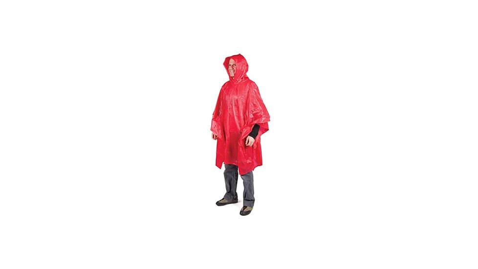 Liberty Mountain Vinyl Poncho Red 01301-RED