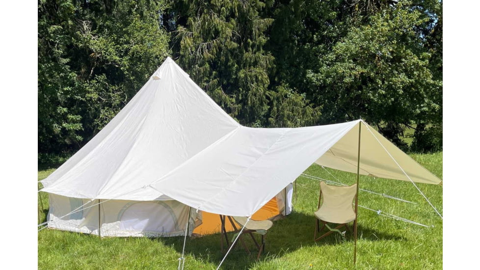 Life Intents Bell Tent Awning Entrance Canopy Cover, bell-tent-awning