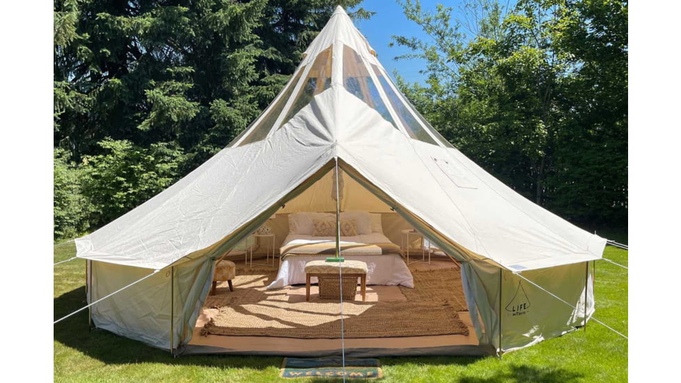 Life Intents 19 6M StellaTM Stargazing Tent, 19-stella-stargazer-bell-tent