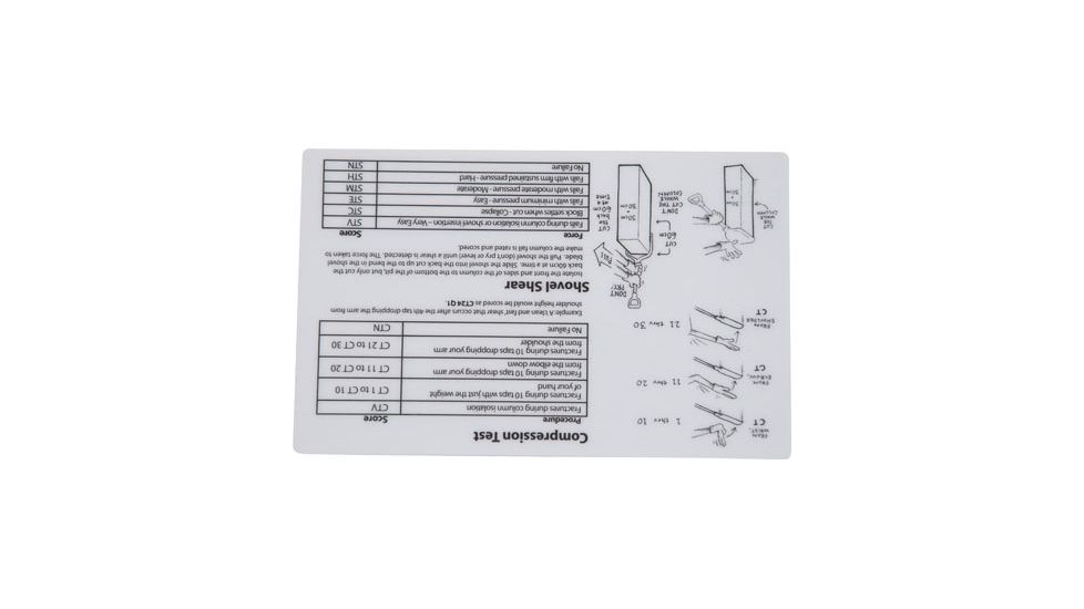 Life-Link Snow Pit Card/rutschblock 370022