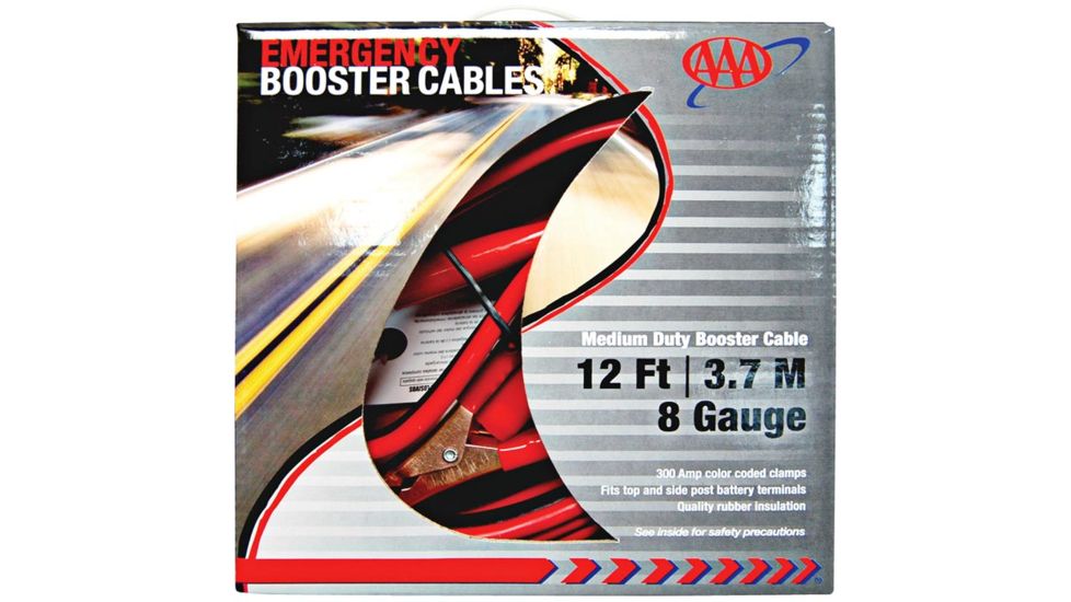 Lifeline 12' 8 Ga. Booster Cable 4324AAA