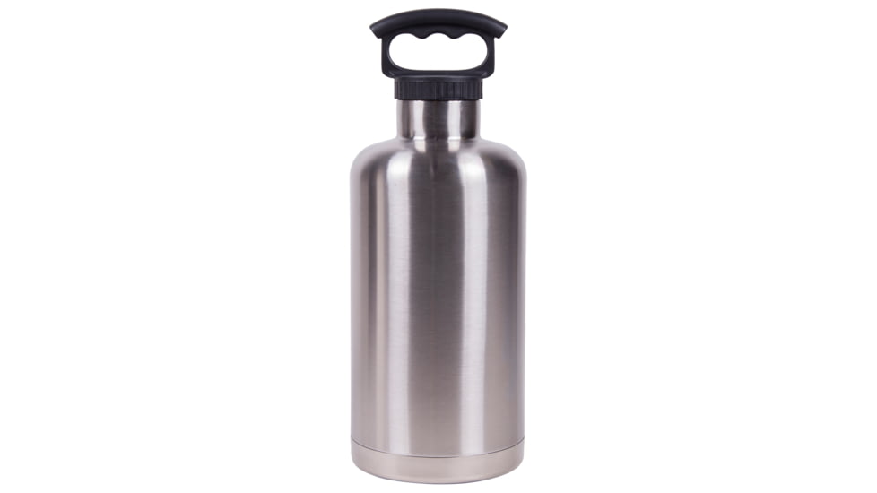 Lifeline Double-Wall Vacuum-Insulated 64 oz Growler - Tank Style-Stainless