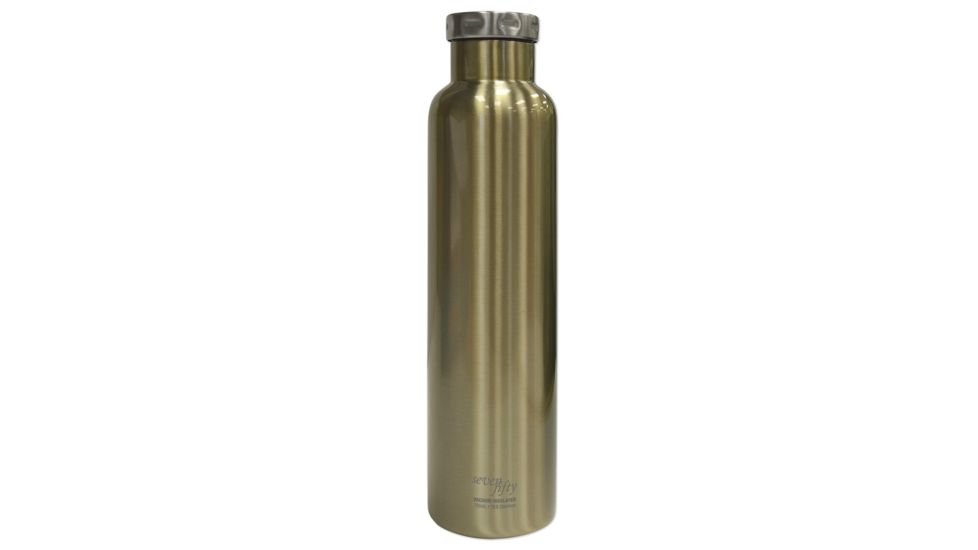 Lifeline Double-Wall Vacuum-Insulated Wine Growler - 750 mL-Champagne Gold