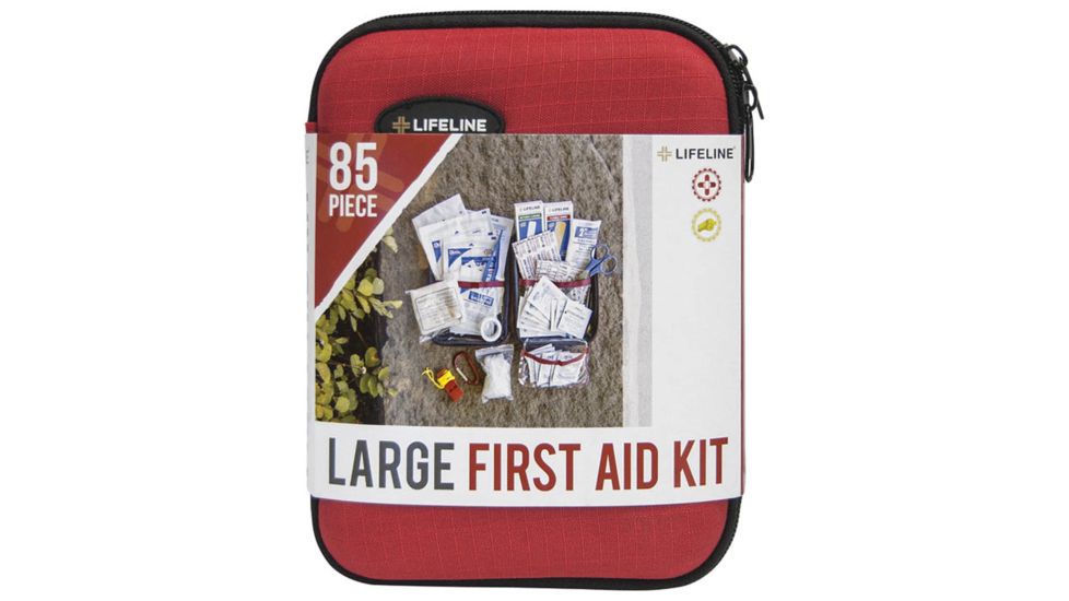 Lifeline Hrdshll Firstaid Kit, Dlx, 121pc, 4406