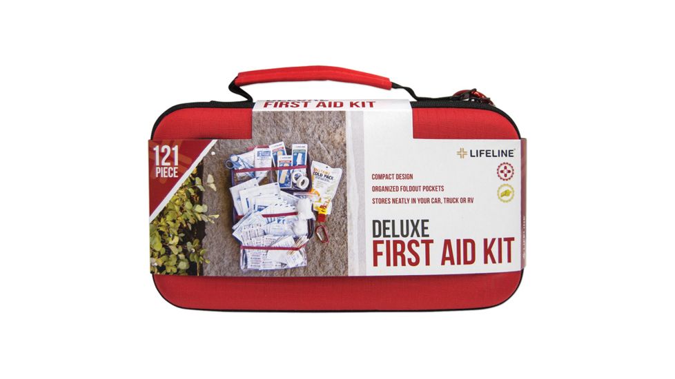 Lifeline Hrdshll Firstaid Kit, Dlx, 121pc, 4406