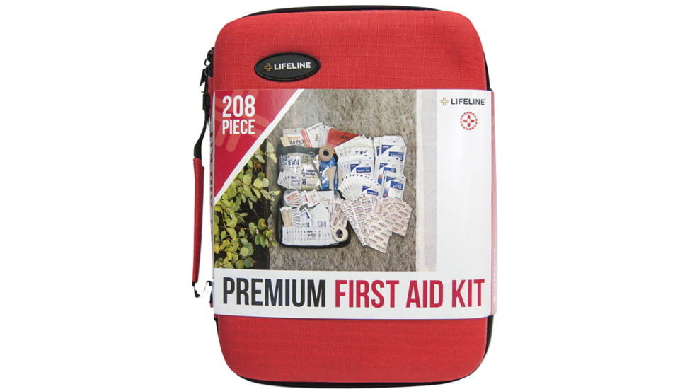 Lifeline Hrdshll Firstaid Kit, Prm, 208pc, 4038