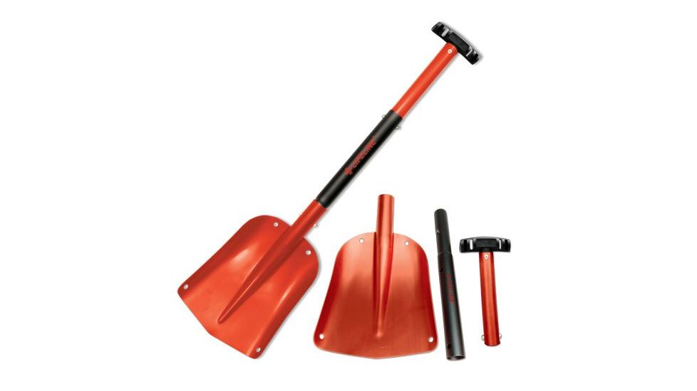Lifeline Shovel, Red, Red, 1 Year Mfg Warranty, LL-4004