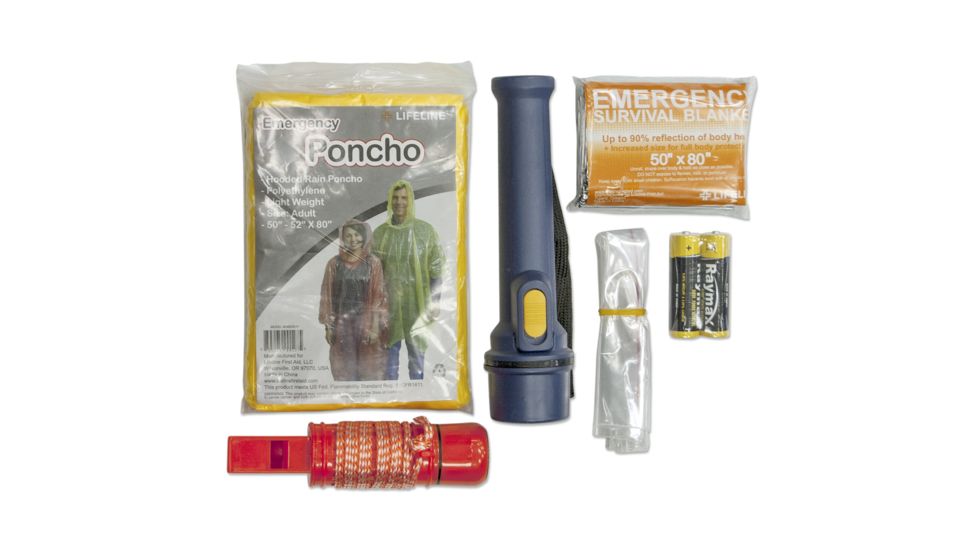 Lifeline Survival Water Bottle Kit 8 Pieces 4003505