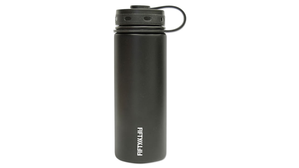 Lifeline Vacuum Insulated Water Bottle - 18 oz-Black