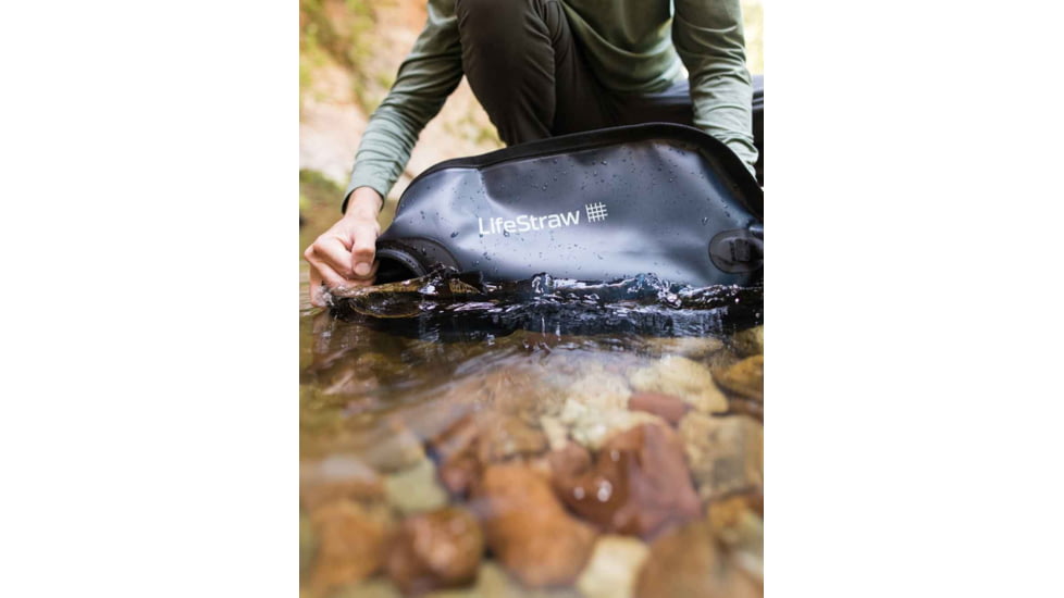 LifeStraw Peak Series Large Capacity Gravity Water Purifier System, Mountain Blue, 8 Liter, LSPSPU8BWW