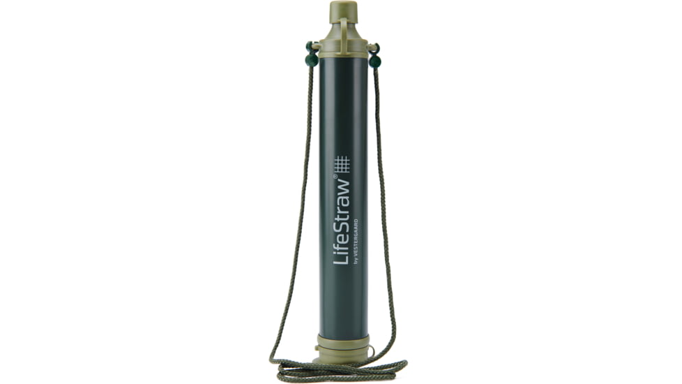 LifeStraw Personal Water Filter Straw, Green, LSPHF047