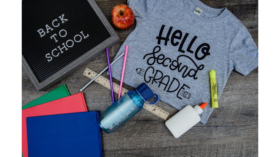 LifeStraw Play Kid Water Filter Bottle, Stormy, EN-FR Pack, LSPYLRST02