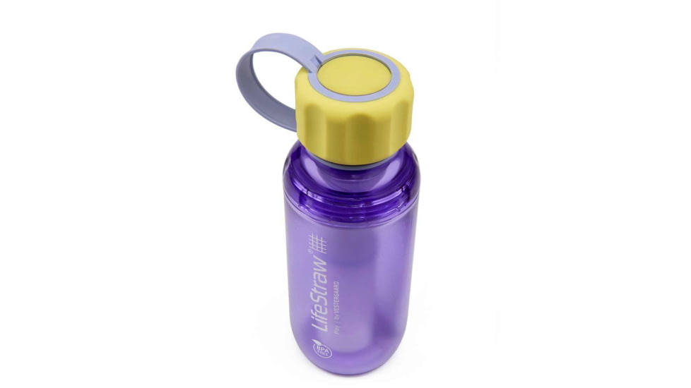 LifeStraw Play Kid Water Filter Bottle, Orchid, EN-FR Pack, LSPYLROR02