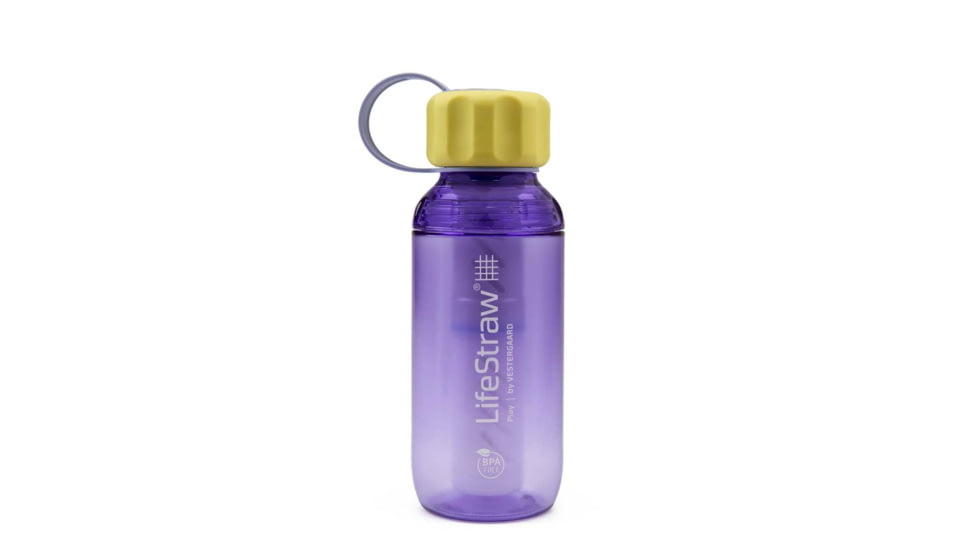 LifeStraw Play Kid Water Filter Bottle, Orchid, EN-FR Pack, LSPYLROR02