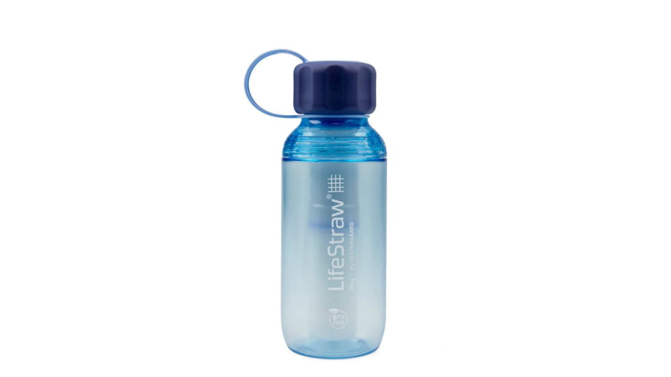 LifeStraw Play Kid Water Filter Bottle, Sky Blue, EN-FR Pack, LSPYLRSK02