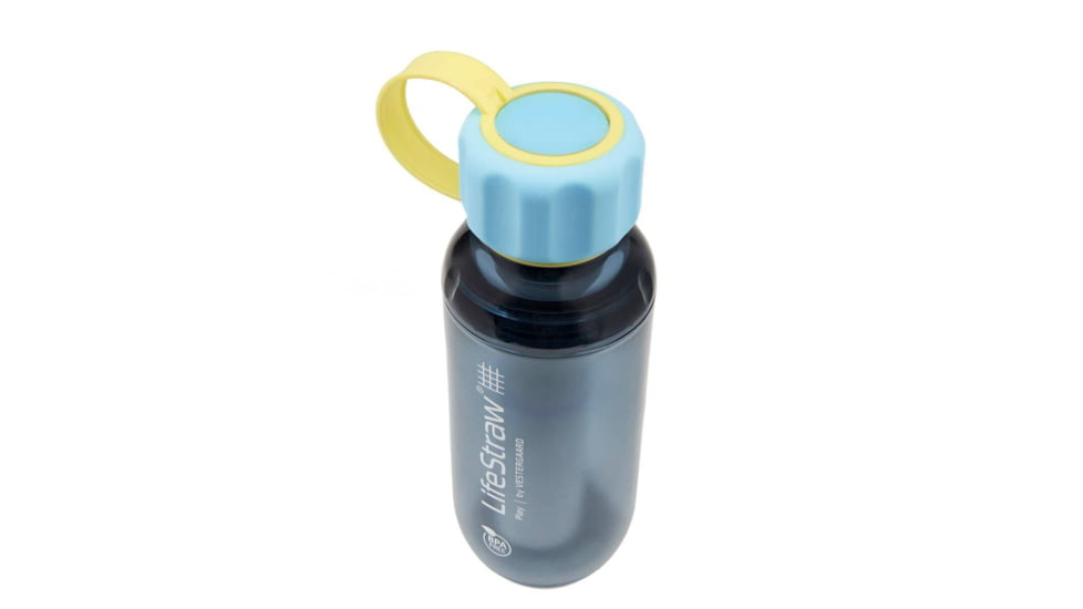 LifeStraw Play Kid Water Filter Bottle, Stormy, EN-FR Pack, LSPYLRST02